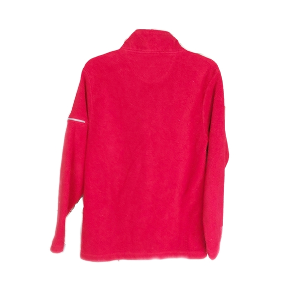 Foot Locker Vtg. Wm S Red 1/4 Zip Fleece Pullover - Picture 6 of 6